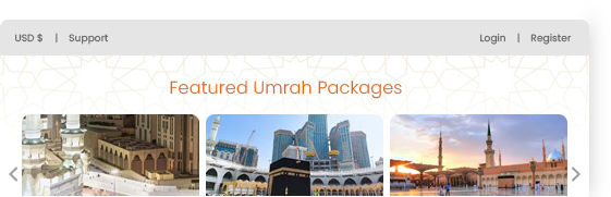 Website for Hajj & Umrah Companies